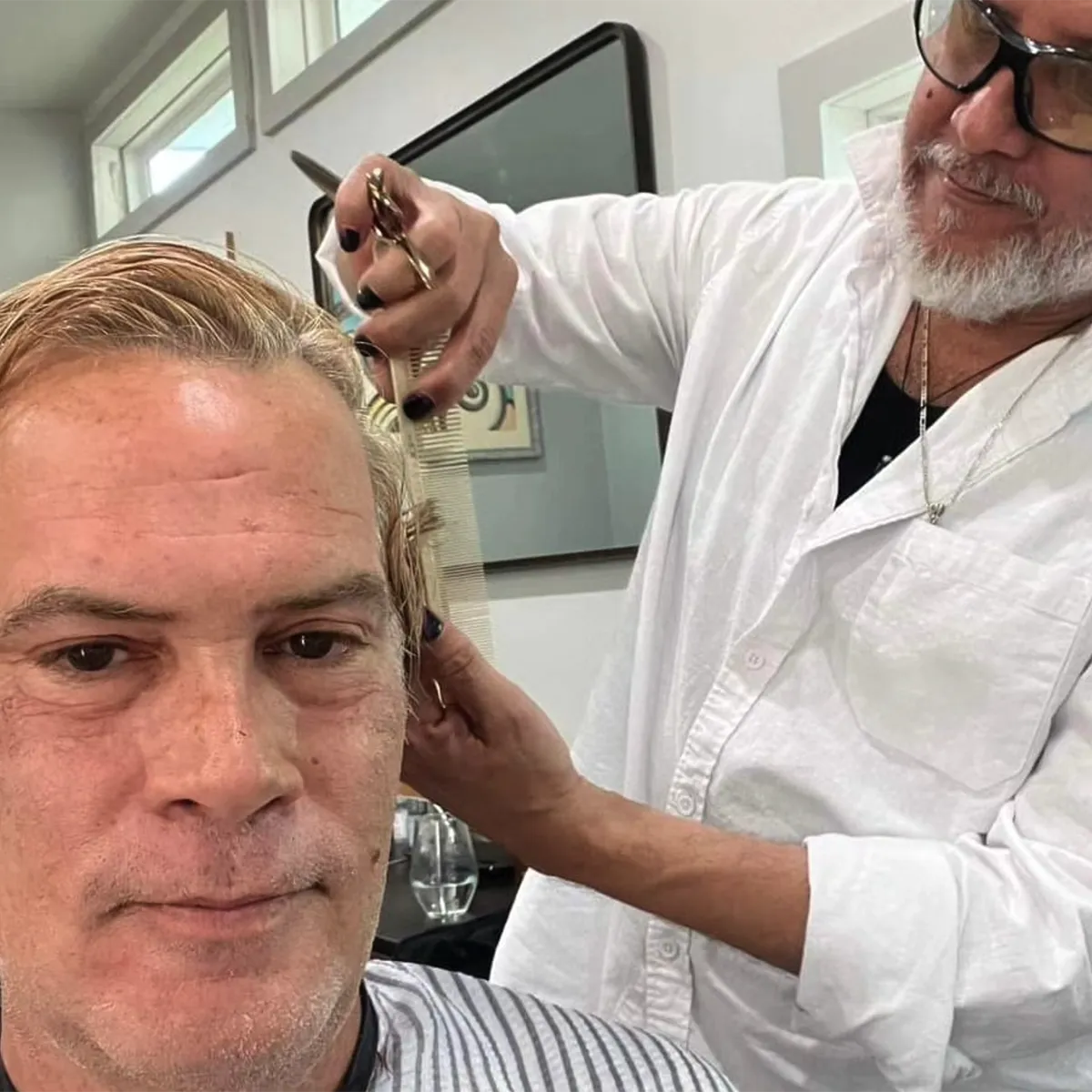 Fresh cut styled at Salon Sovay on South First, Austin